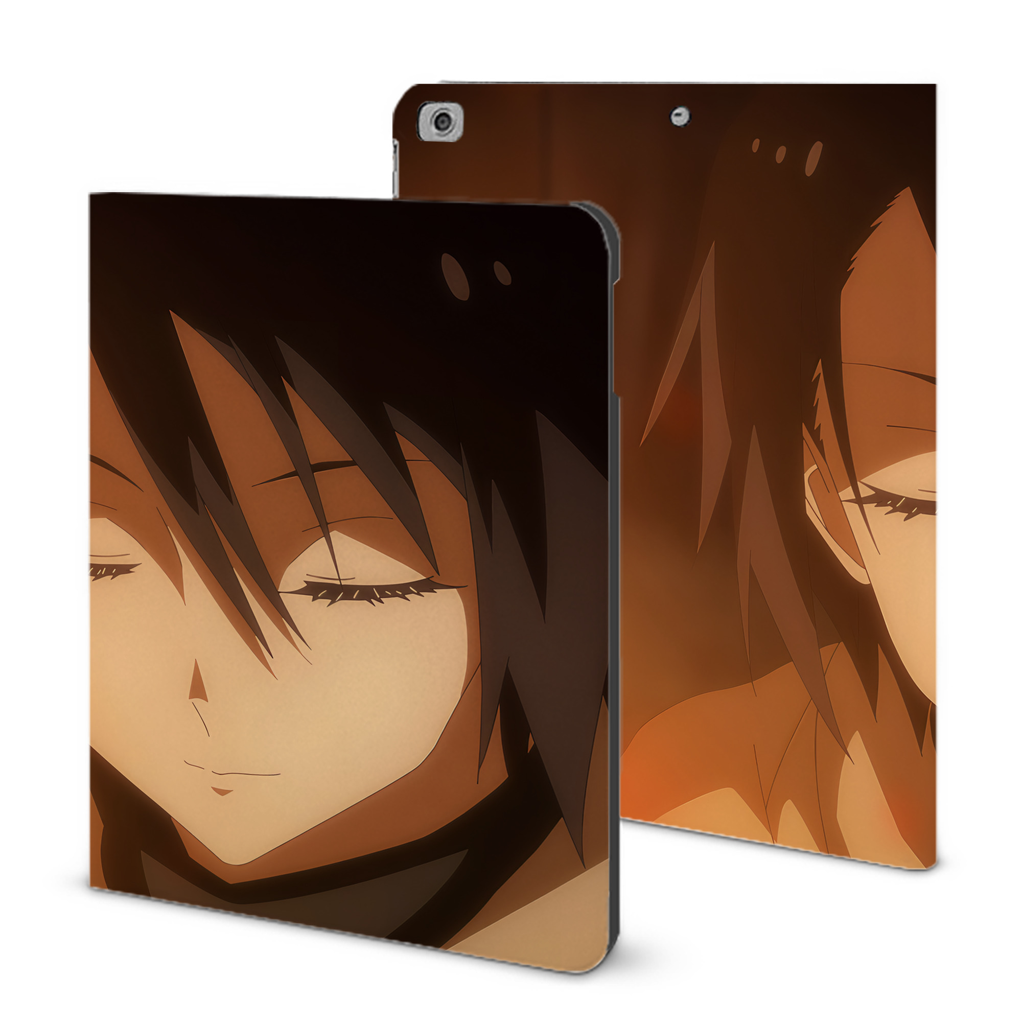 （画像用） 転スラ Regarding Reincarnated to Slime IPad ケース ブック型 PUレザー TPU 耐衝撃 軽量 薄型 ペン収納なし 全面保護 IPad 各モデル対応